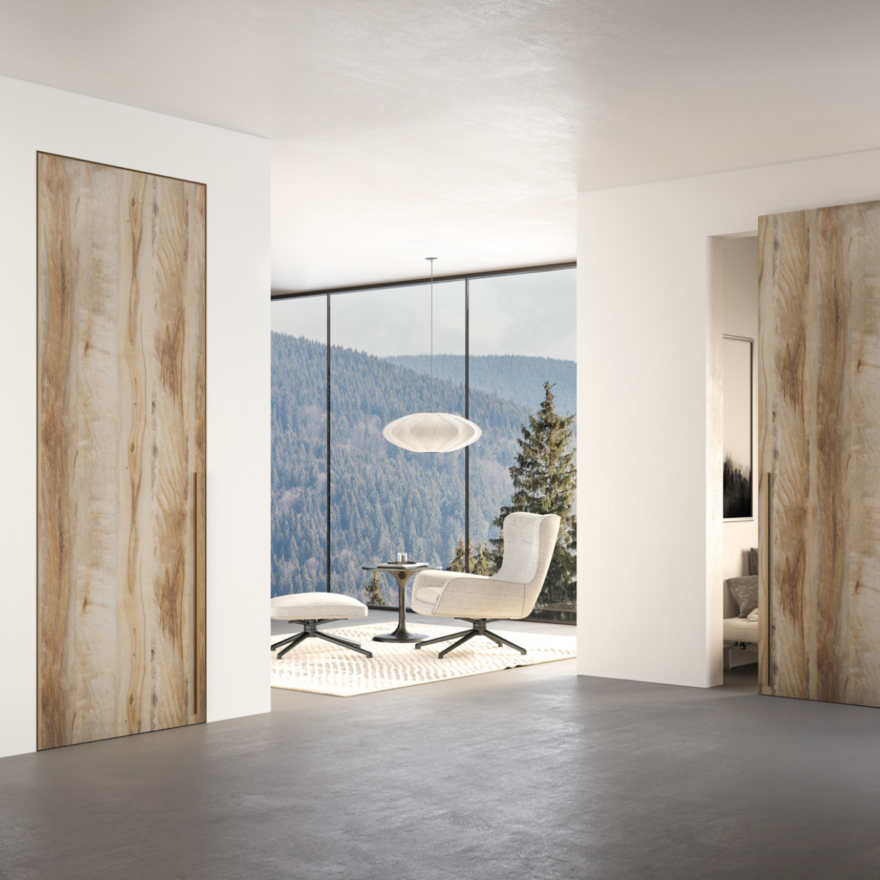 Portes intérieures sur-mesure invisibles